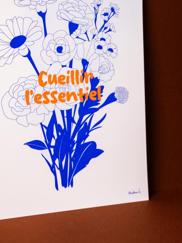 Cueillir l'essentiel (bleu)